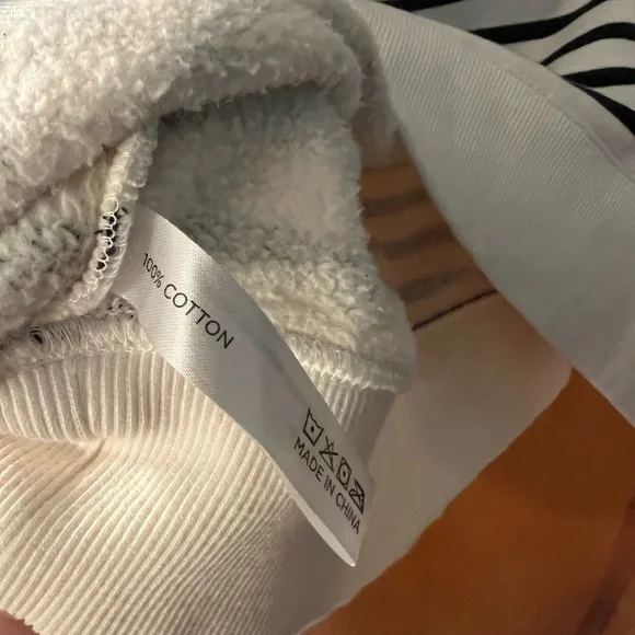 Tuckernuck Striped Natasha Logo Crew Neck Pullover Sweatshirt - Picture 5 of 6